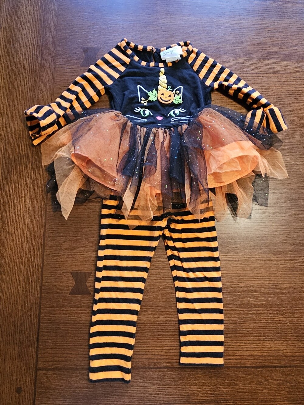 Emily Rose Black Cat Halloween Outfit 18 Months
